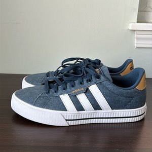 Adidas Canvas Denim Sneakers - Men’s Size 7